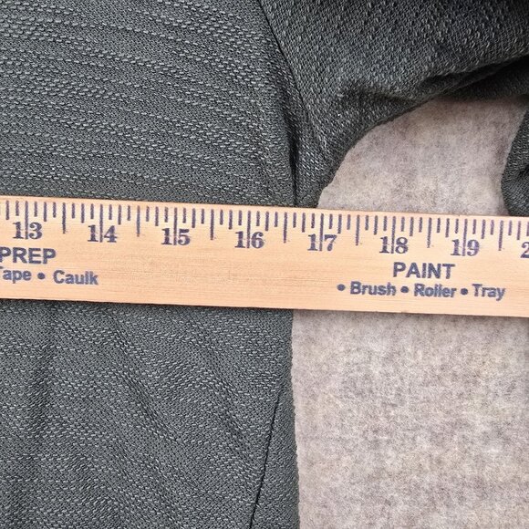 Merona Gray 3/4 Sleeve Textured Tunic Top XS 100% Cotton - Picture 9 of 9